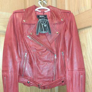Real leather jacket